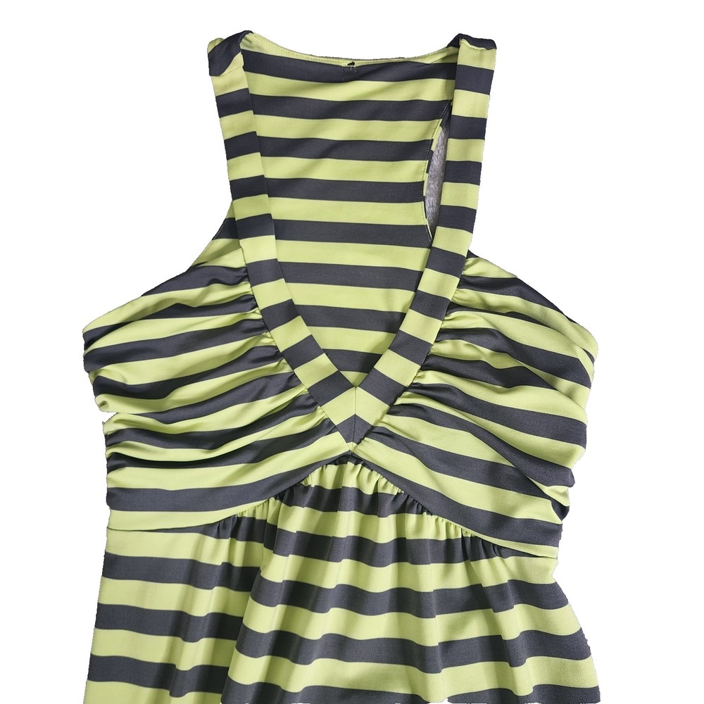 Apple Bottom Striped V Neck Halter Maxi Dress S/P Resort Halter Resort Vacation - Picture 8 of 10